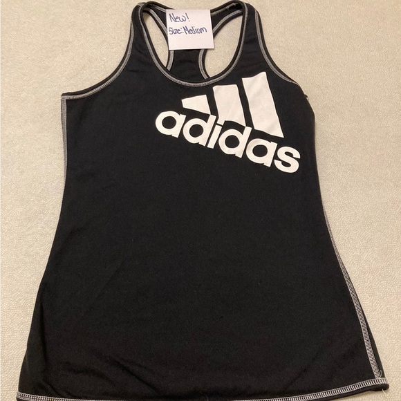 New/Never worn reversible Adidas Black Tank Top - Picture 1 of 3